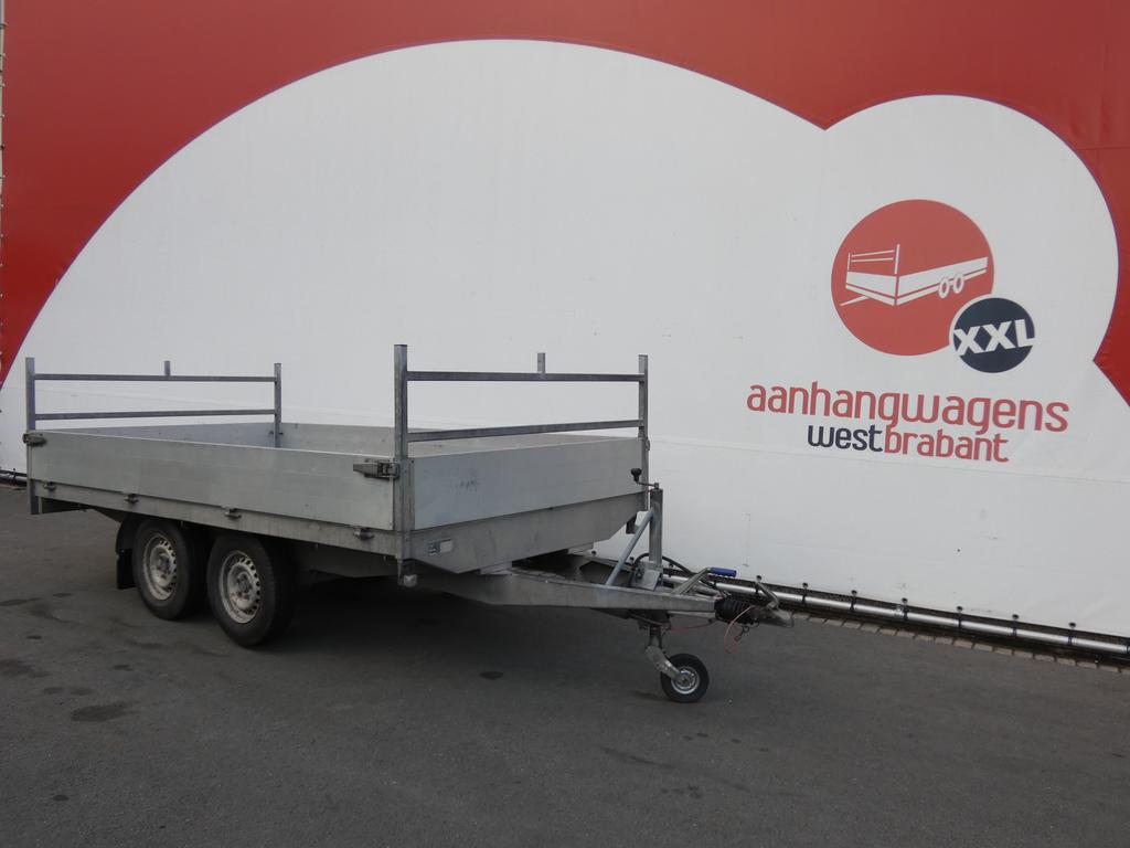 Hapert Plateauwagen tandemas 331x185cm 2000kg